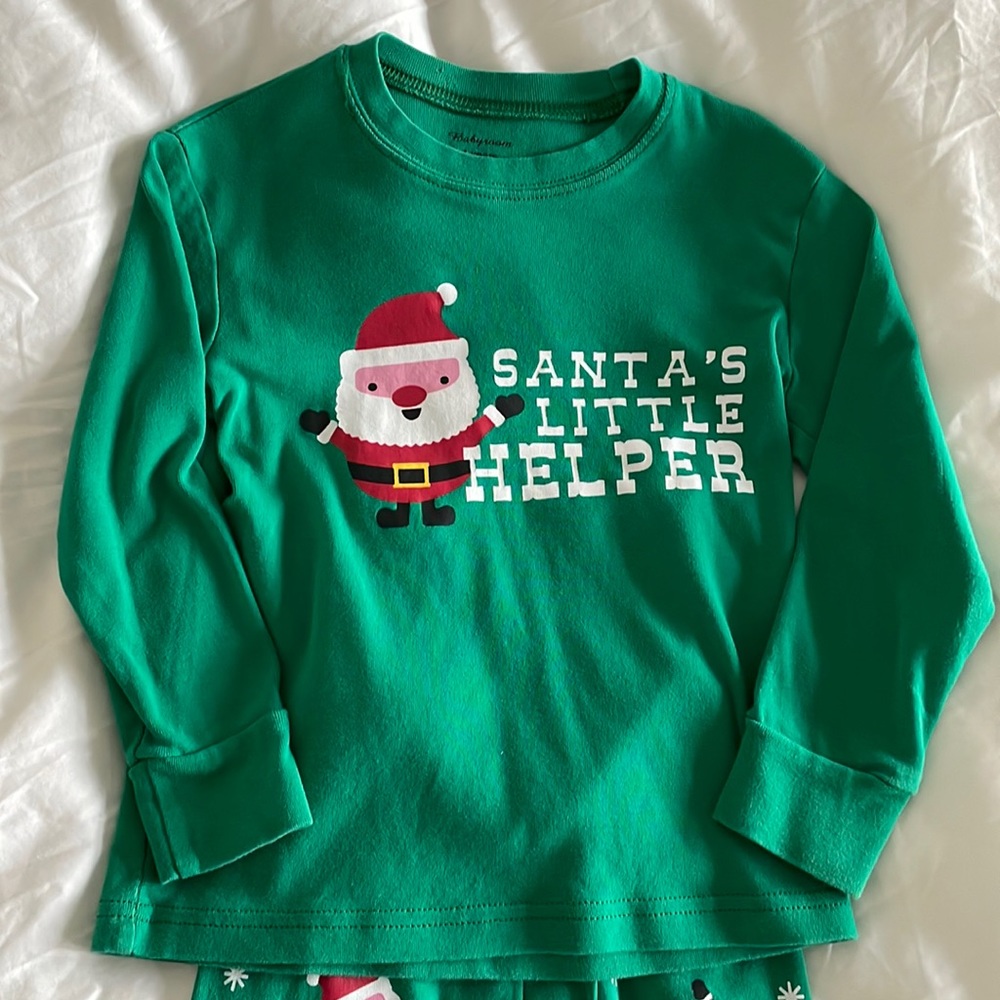 Size 4 years Santa’s little helper pjs